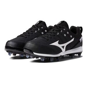 Mizuno 320653.9000 Ambition 2 TPU Men's Baseball Cleats Black White US 12